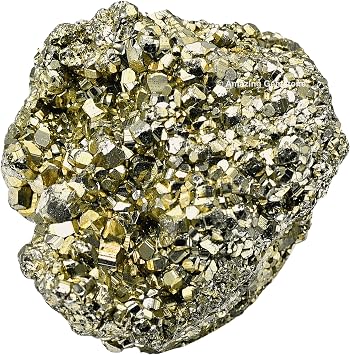 Amazing Gemstone Large Pyrite Crystal Stone Cluster Samples - Extra Large High Energy Natural Iron Pyrite Stone Pirita Piedra Original with Healing Properties