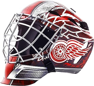 Franklin Sports Team Licensed NHL Hockey Goalie Face Mask - Goalie Mask for Kids Street Hockey - Youth NHL Team Street Hockey Masks