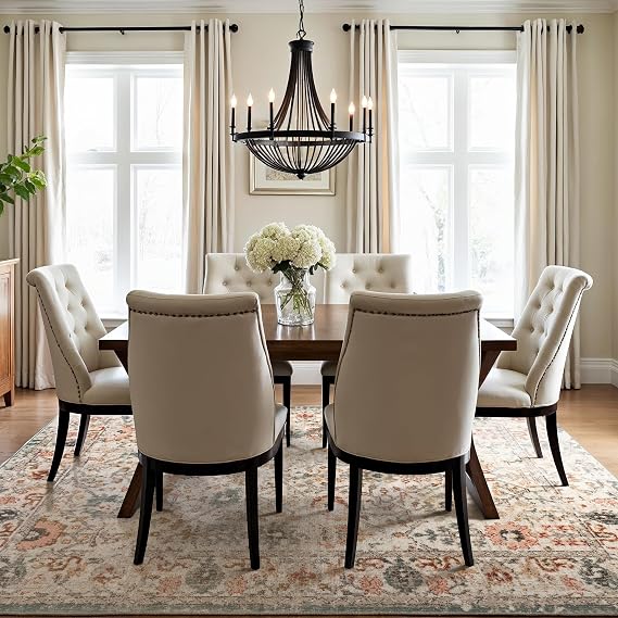nuLOOM Lenore Beige Floral & Paisley Power Loomed Area Rug, 8' x 10'