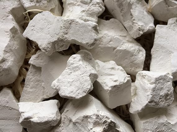 Kaolin Clay Chunks Natural for Eating (Food), 450 g