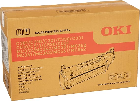 OKI 44472601 Fuser Unit for C301, C310, C530 Printers