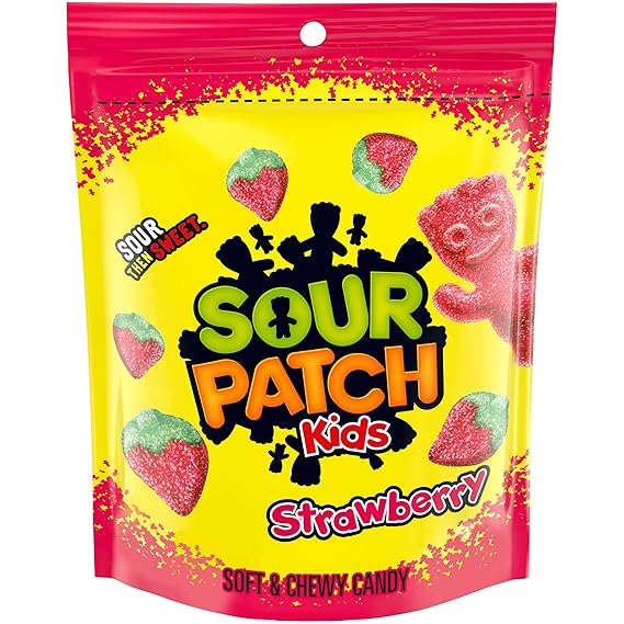 SOUR PATCH KIDS Strawberry Soft & Chewy Candy, 10 oz