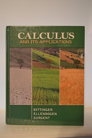 Calculus and Its Applications (10th Edition)