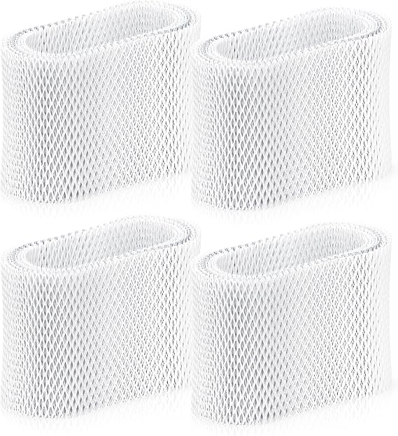 WF2 Humidifier Filter Replacement for Vicks V3500 V3100 V3600 V3900 V3700 VEV320 & Kaz 3020 Cool Mist Humidifier Pack of 4
