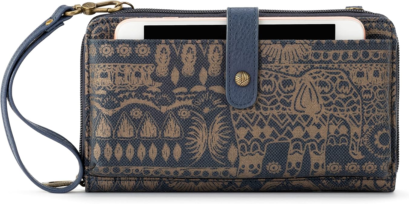 Sakroots Large Smartphone Crossbody Bag in Coated Canvas