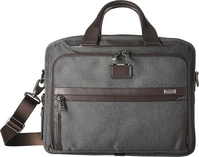 TUMI - Alpha Organizer Brief - Laptop Briefcase for Commute or Travel - Fits Up to 15" Laptop - Removable Shoulder Strap