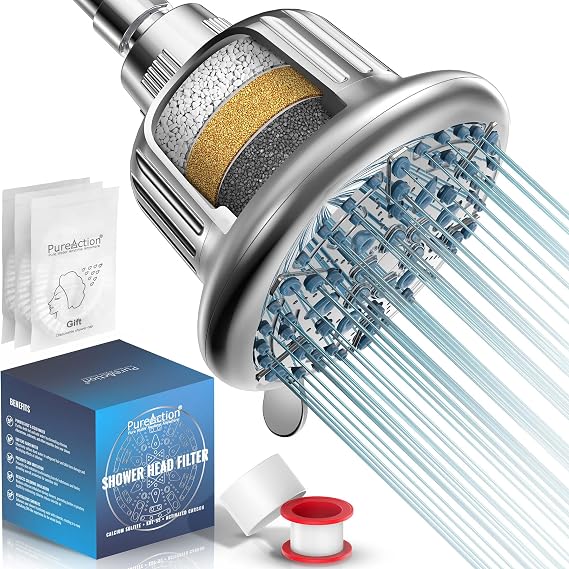 PureAction Shower Head Filter for Hard Water