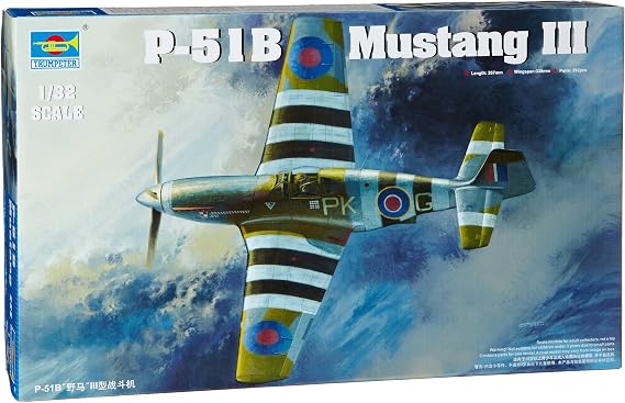 Trumpeter 1/32 Mustang III (P51B/C) RAF Fighter Model Kit