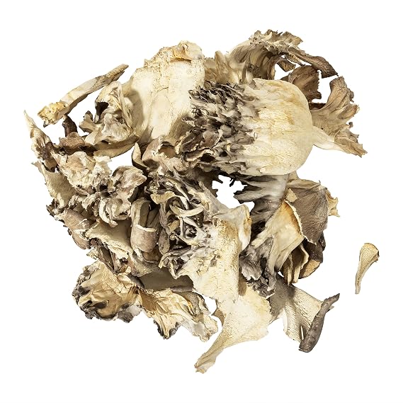 OliveNation Organic Maitake Mushrooms - 4 oz | Sliced Dried Maitake (Hen of the Woods) Mushrooms - Meaty Texture & Umami Flavor, Perfect for Soup, Stir Fry, Sauce, Sides