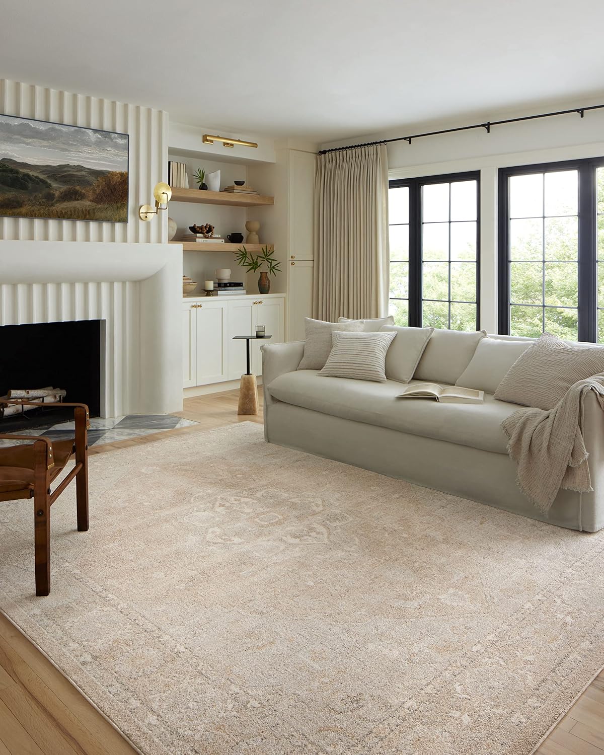 Loloi II Odette Collection ODT-01 CharcoalSilver 11-2 x 15-7 Area Rug