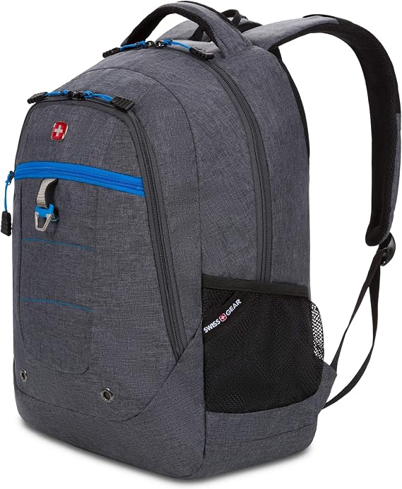 SwissGear 5918 Laptop Backpack, Grey, 17.75-Inch
