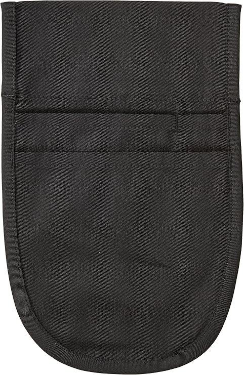 Uncommon Threads Unisex Pouch Apron for Restaurant and Work Uniform, Black